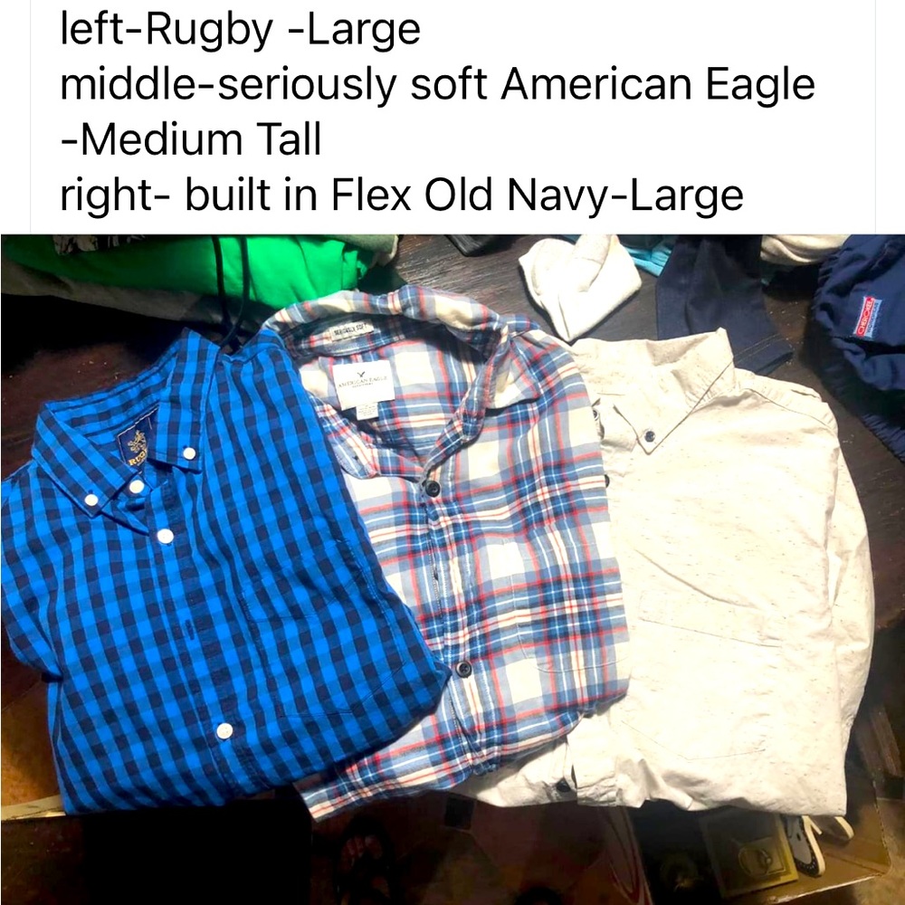 Lot of 3 Men’s shirts